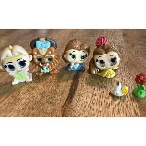 Disney Doorables Beauty And The Beast Lot Belle X 2 Beast Wardrobe
